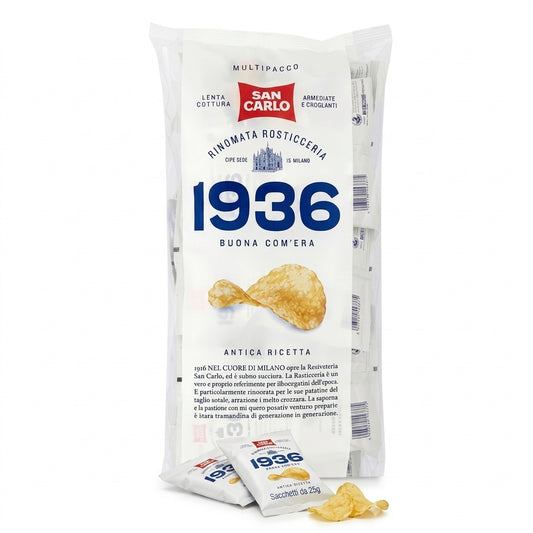San Carlo Potato Chips Ancient Recipe 1936 25g 6 bags