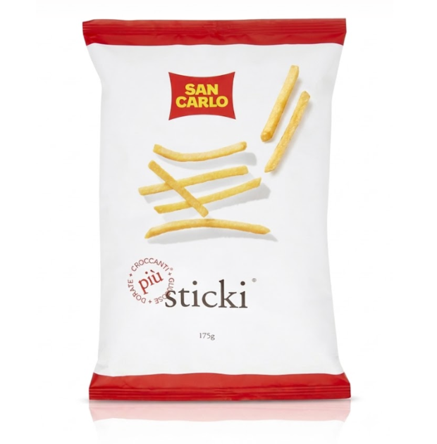 San Carlo Sticki Potato Chips 175g – The Ultimate Italian Crunch