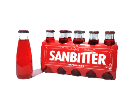 San Pellegrino Sanbitter Non-Alcoholic Red Bitters Aperitif 10ml 10-Pack
