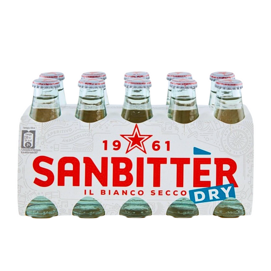 San Pellegrino Sanbitter Bianco White Bitter Aperitif 10 x 100 ml
