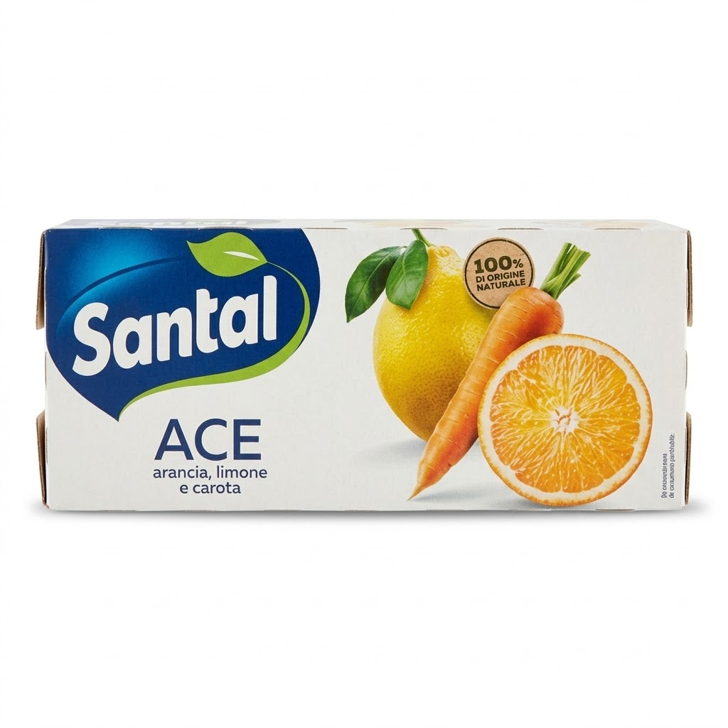 Santal ACE Orange Lemon Carrot Juice 3x200ml – Italy