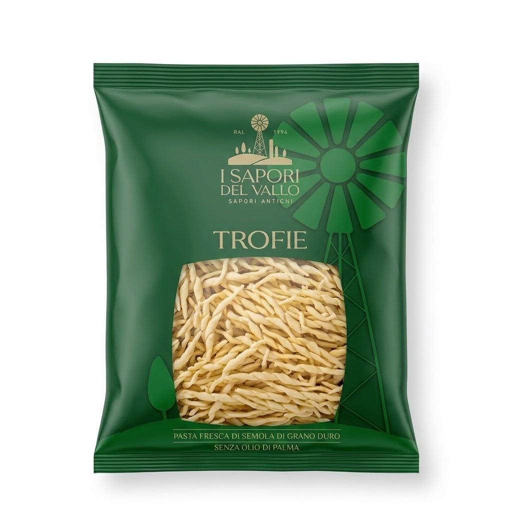 Sapori del Vallo Trofie 500g – Fresh Italian Pasta