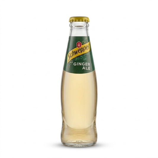Schweppes Ginger Ale 180ml – Glass Bottle Soda