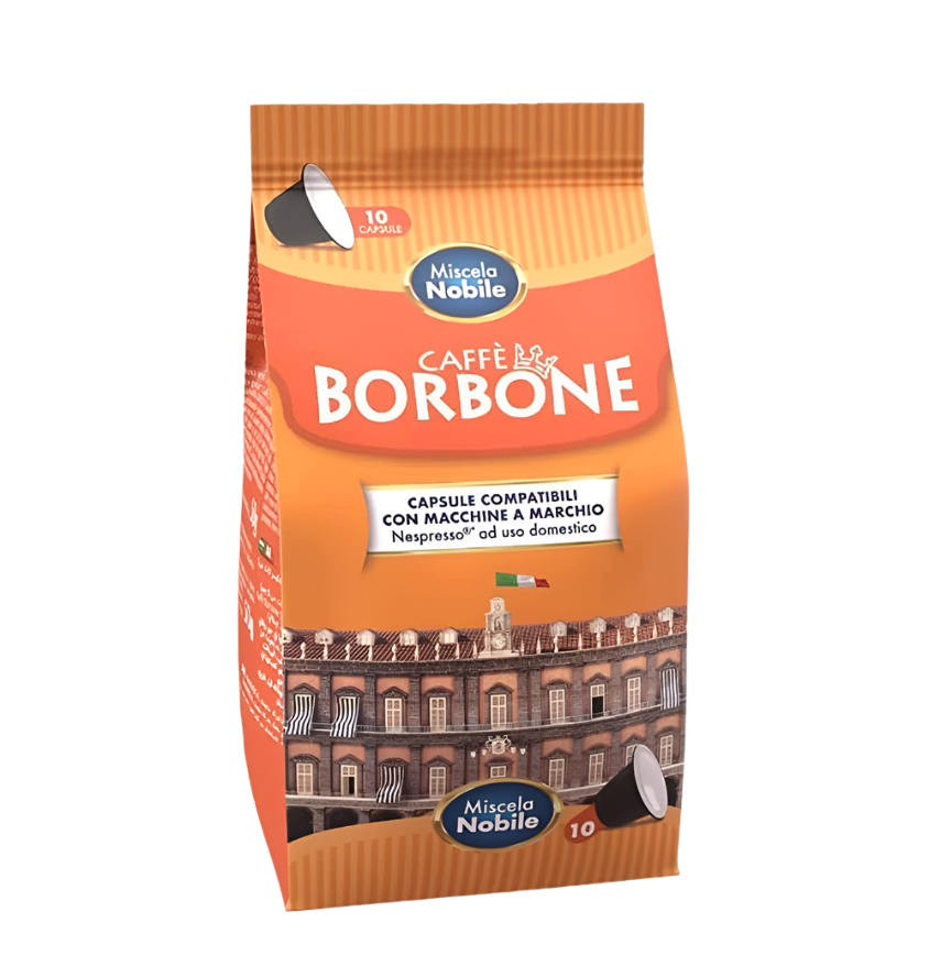 Borbone Coffee Miscela Nobile for Nespresso Machine 10 Capsules
