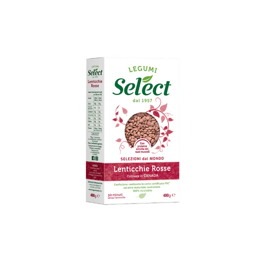Select Lenticchie Rosse Red Lentils 400g