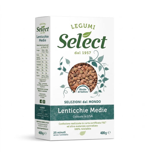 Select Medium Lentils 400g