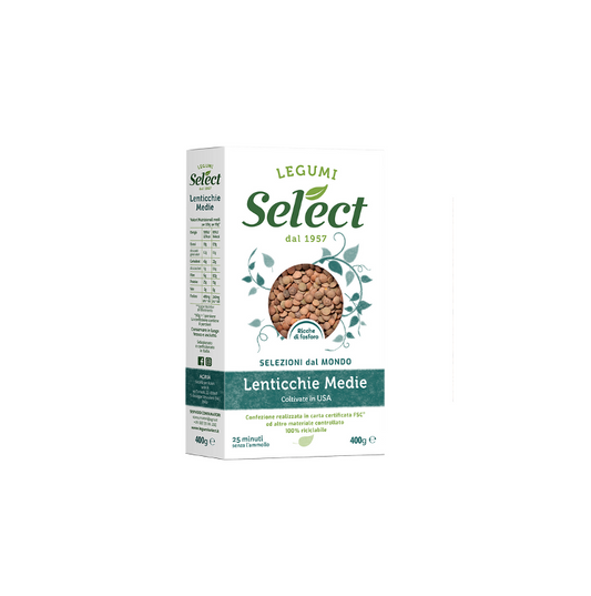 Select Medium Lentils 400g 