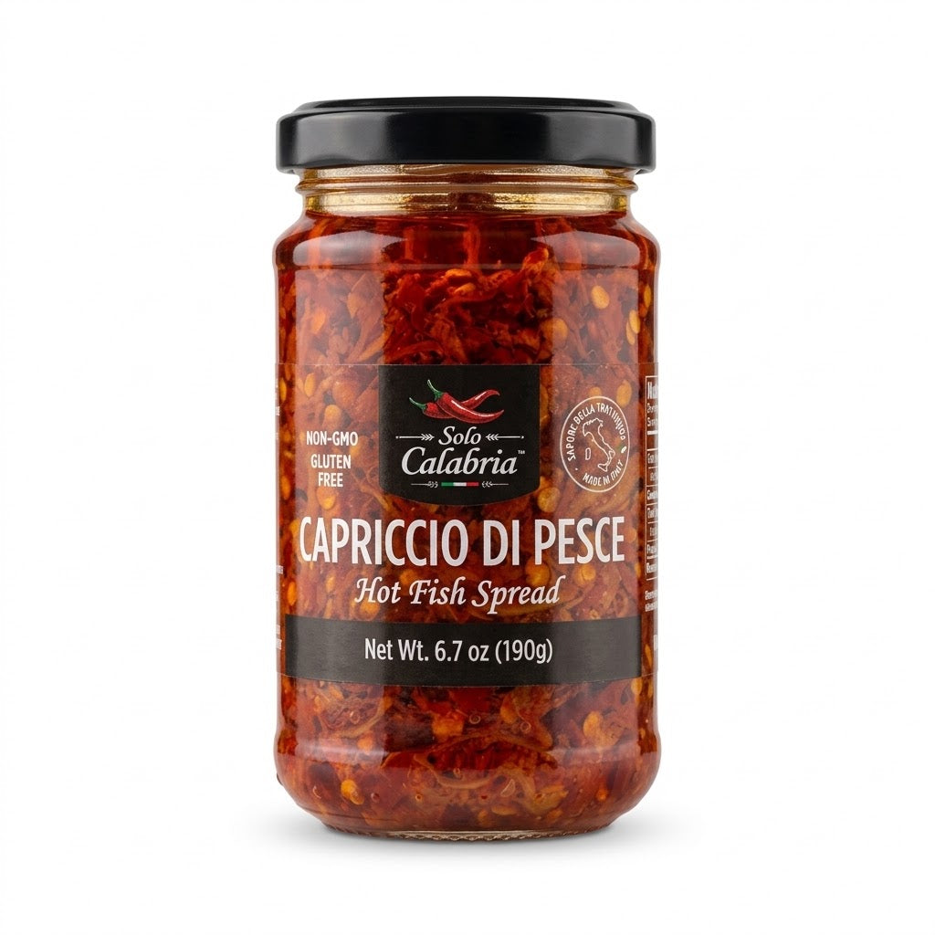 Solo Calabria Capriccio di Pesce 190g – Hot Fish Spread