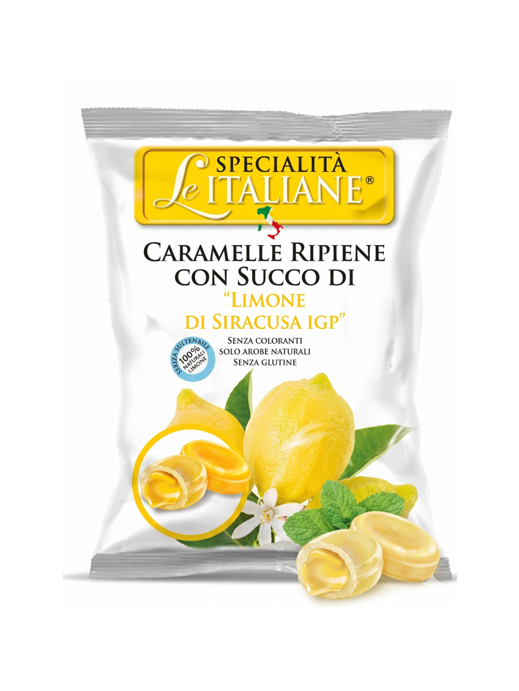 Specialita Italiane Hard Candy Filled with Lemon 100g