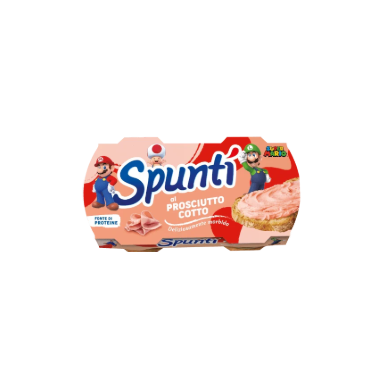 Spuntì al Prosciutto Cotto Smoked Cooked Ham Spread 84gx2