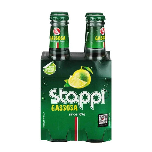 Stappi Gassosa Sparkling Lemon Soda 4-Pack (4x6.8 fl oz)