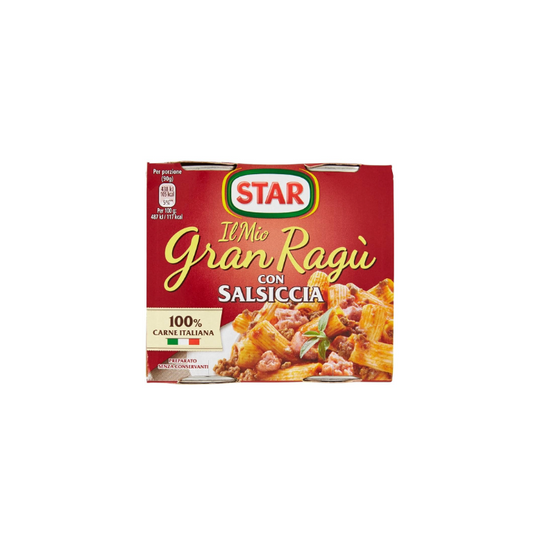 Star Gran Ragù with Sausage 2x180g