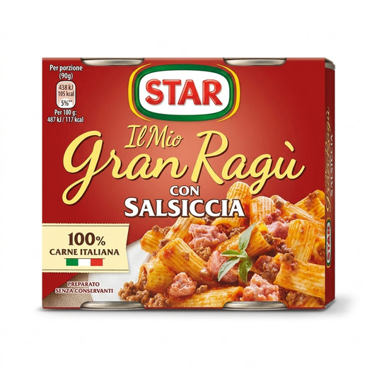 Star Gran Ragù with Sausage Sauce 2x180g