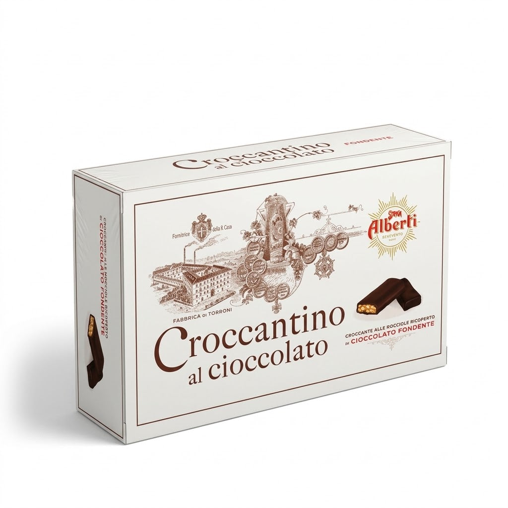 Strega Alberti Dark Chocolate Croccantino 300g – Italy