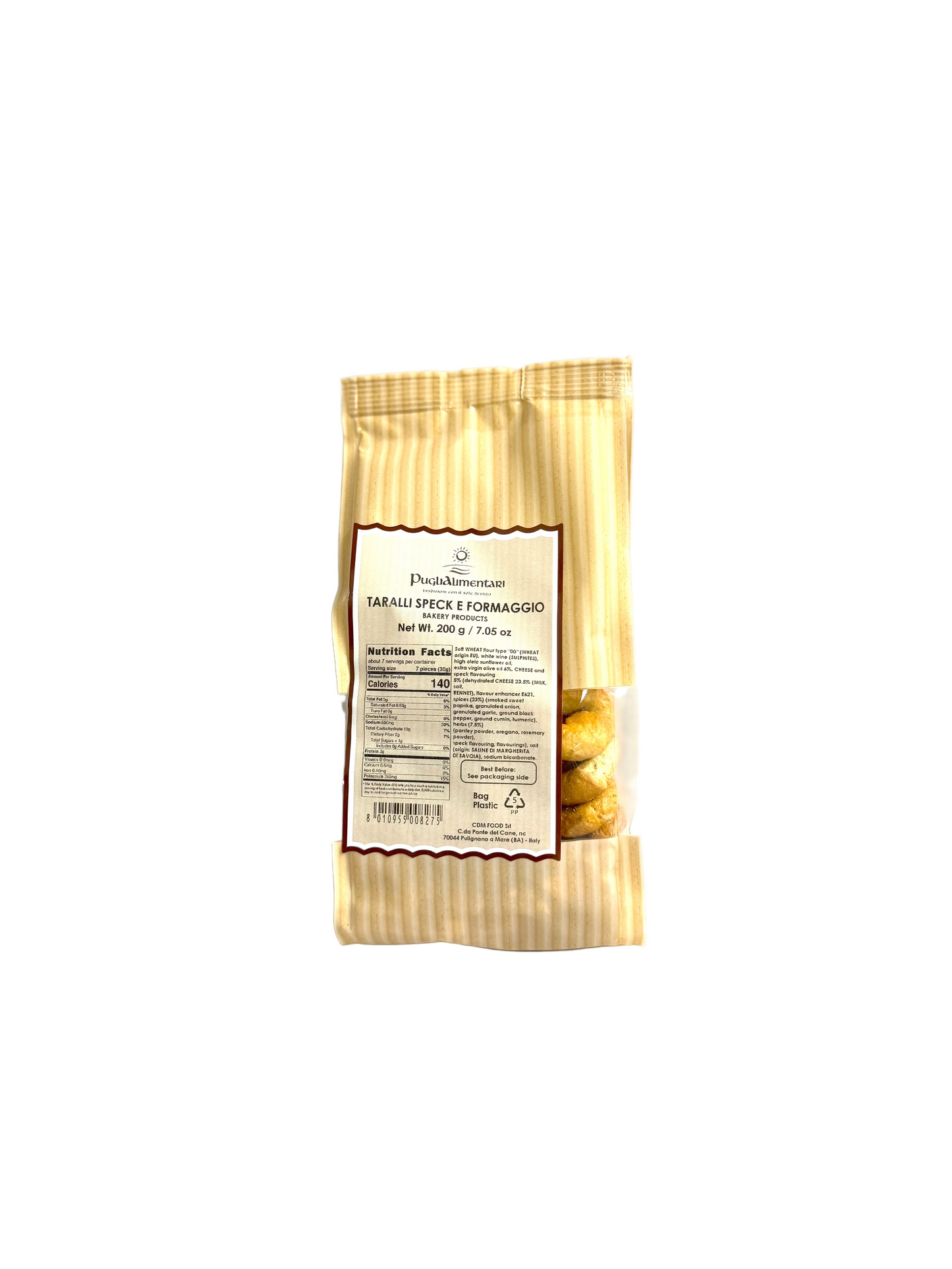 Taralli with Speck and Cheese 250g