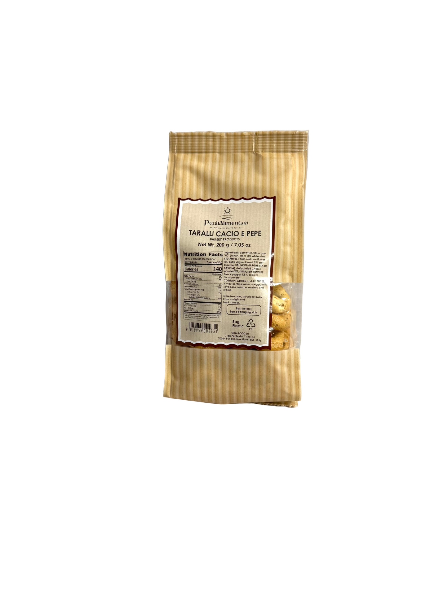 Tarallini Cheese and Pepper 200g