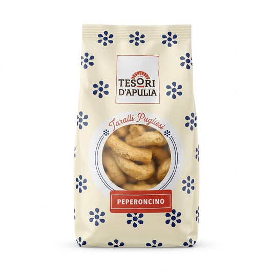 Tesori d'Apulia Chili Pepper Taralli 300g – Italian Snack