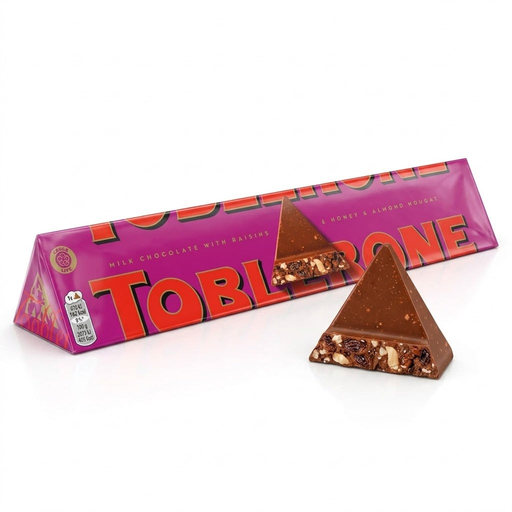 Toblerone Fruit & Nut Milk Chocolate 100g – Swiss Bar