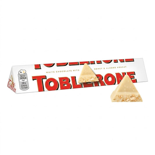 Toblerone White Chocolate 100g – Swiss Honey & Almond