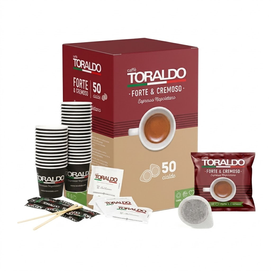 Toraldo Caffe Forte Cremoso Espresso Napoletano Coffee 50 pods