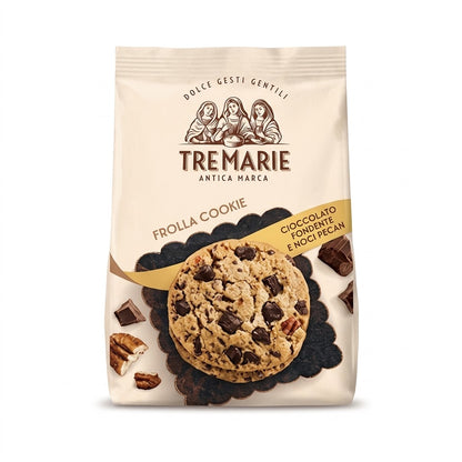 Tre Marie Dark Chocolate Pecan Cookies 150g– Italian Import