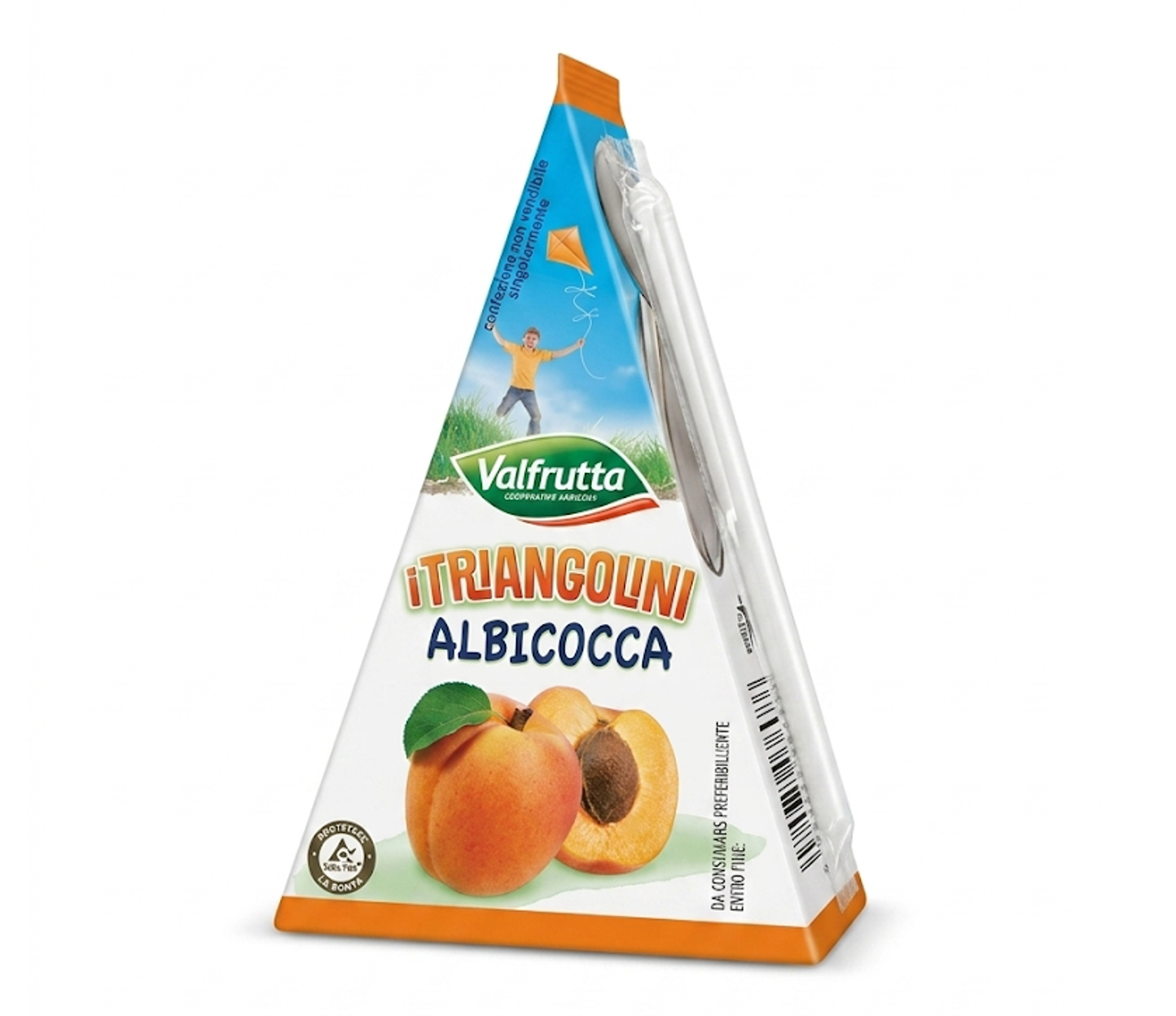 Valfrutta "I Triangolini" Mini Apricot Juice Triangle 100ml – Italian Kids' Favorite