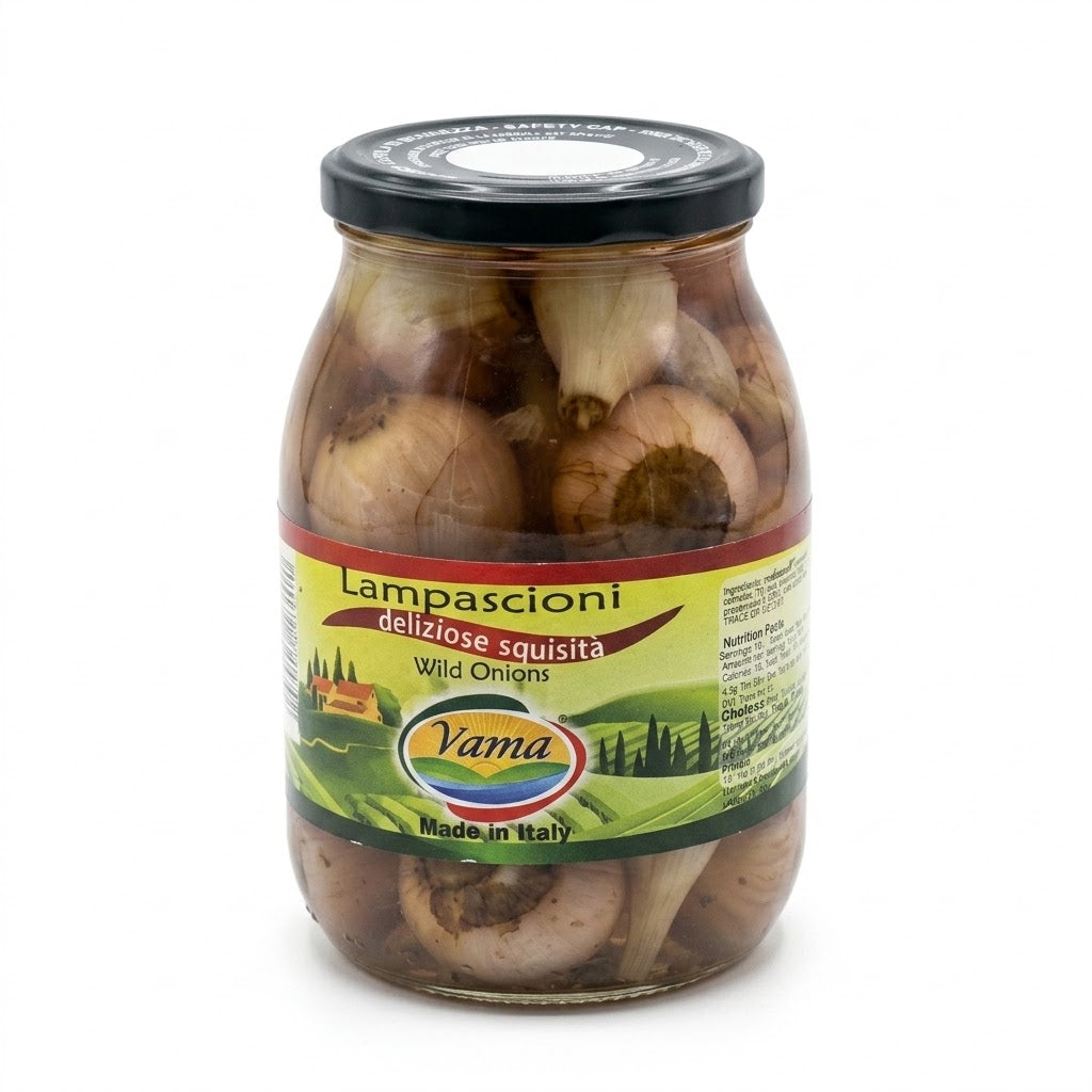 Vama Lampascioni Wild Onions in Oil 900g – Italian Delicacy