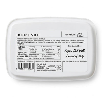 Vama Octopus Slices 200g – Imported Italian Seafood