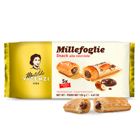 Vicenzi Millefoglie Snack with Hazelnut Cream