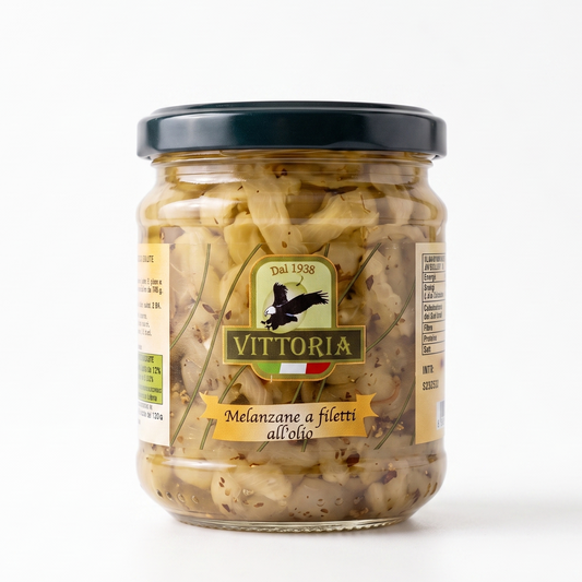 Vittoria Melanzane Filetti Marinated Eggplant 100g