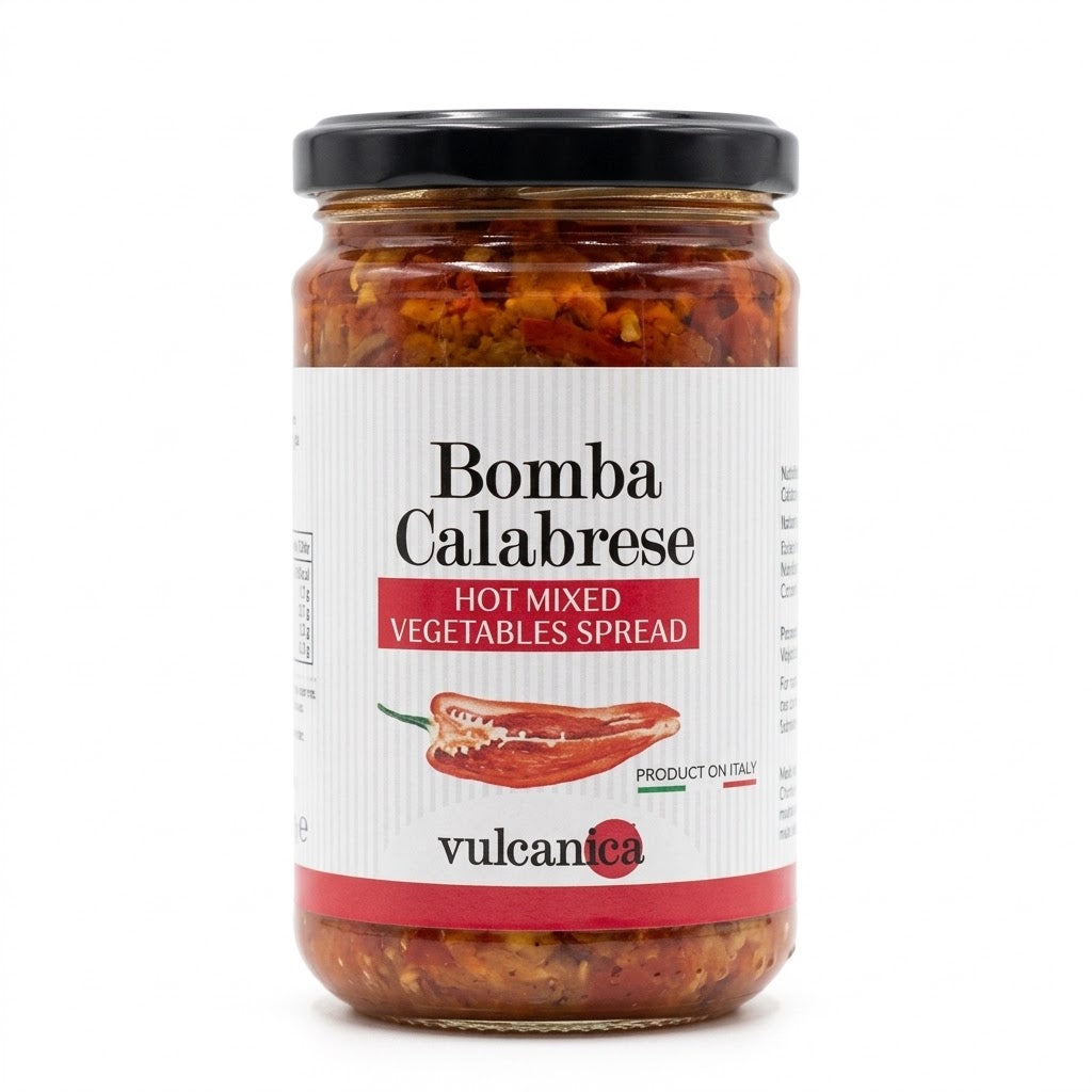 Vulcanica Bomba Calabrese 280g – Hot Mixed Vegetables
