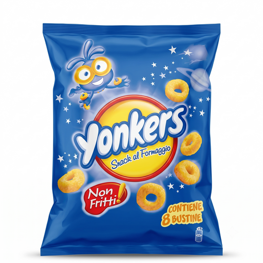 Yonkers Cheese Snacks Multipack Italian Corn Puffs 120g