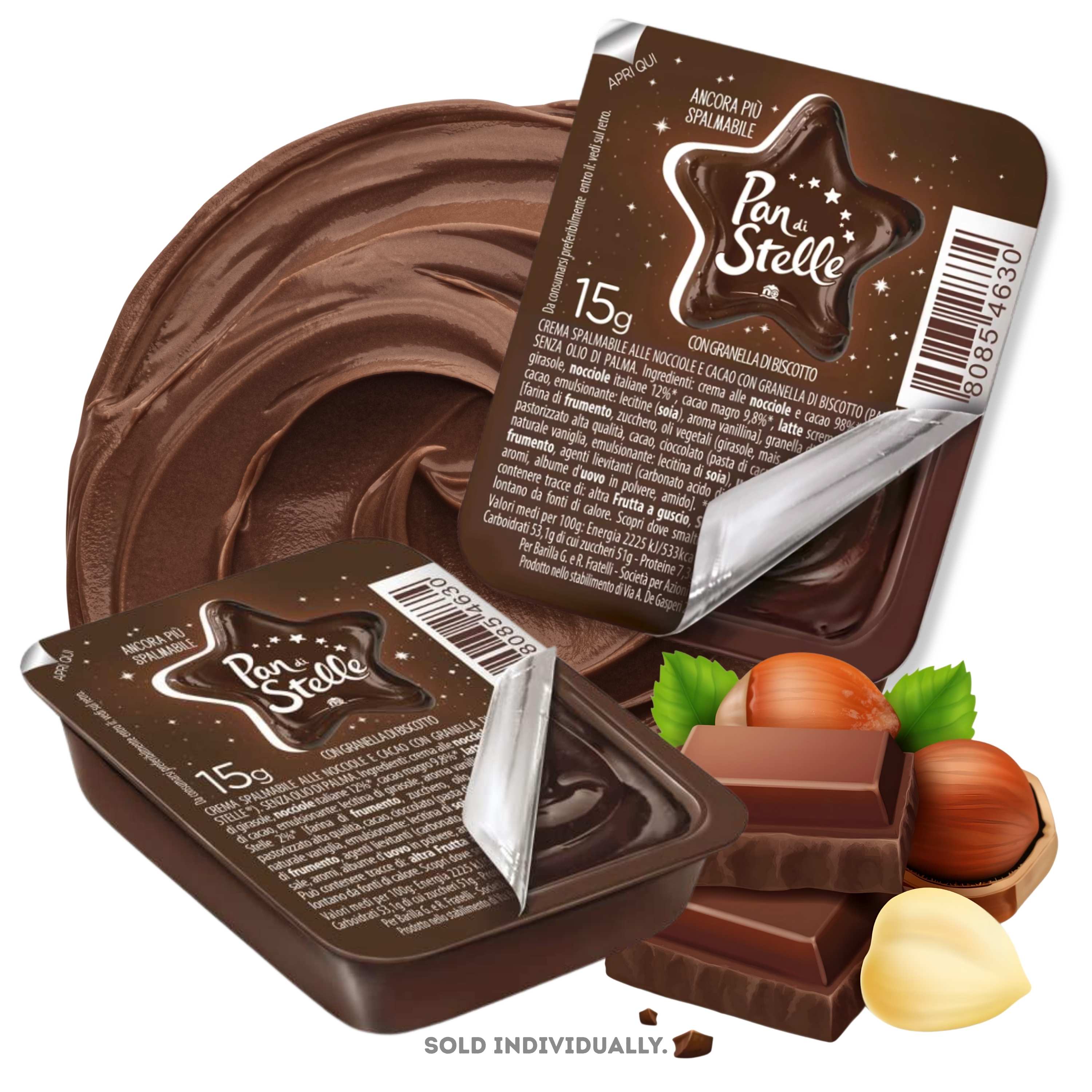 Pan Di Stelle Spread With Hazelnut Single Serve 15g – Lovitaly Gourmet